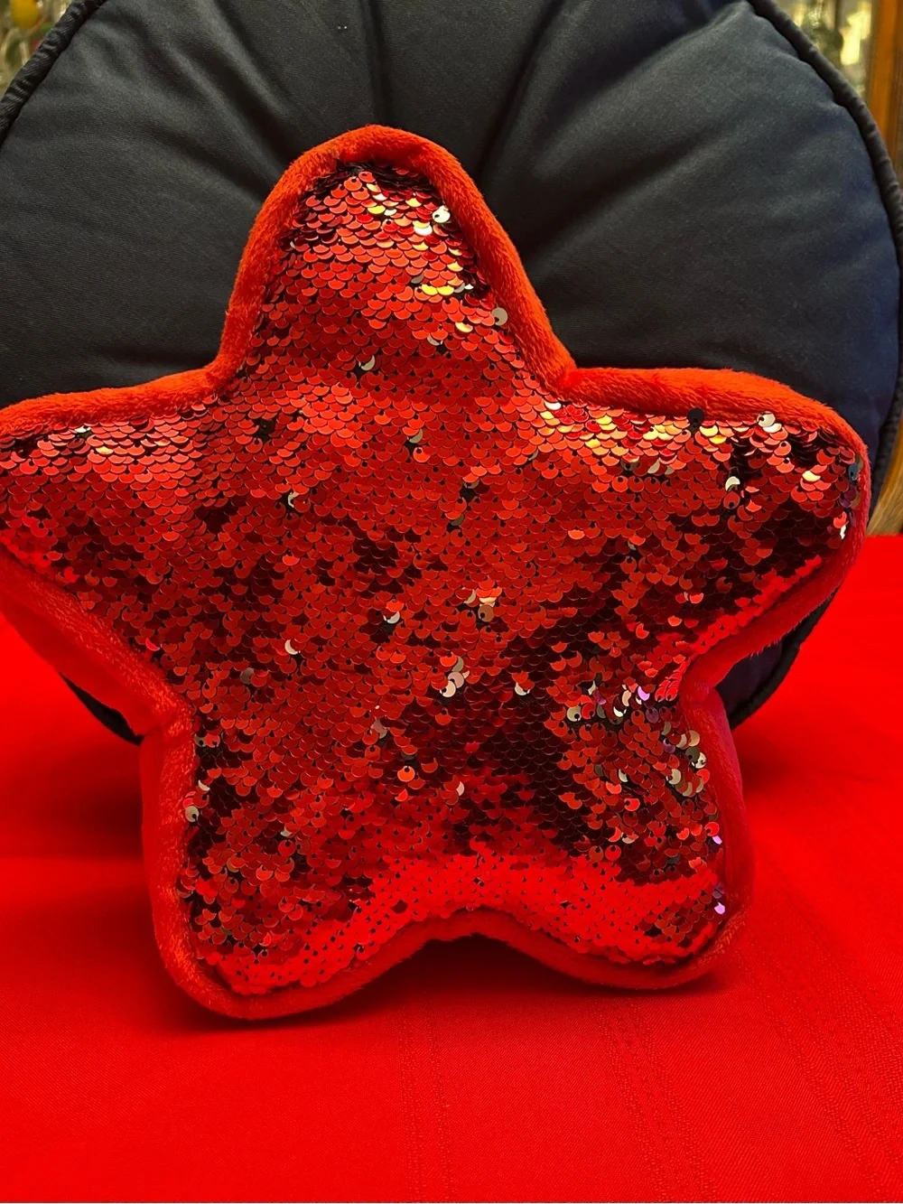 Star Sequin Accent Pillows - Red, White, Blue